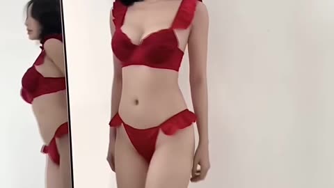 Girl cute show bikini #6