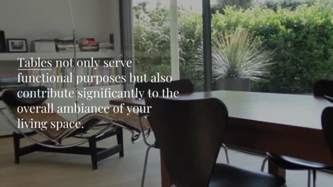 Custom Size Table - enhance the aesthetics of your home décor