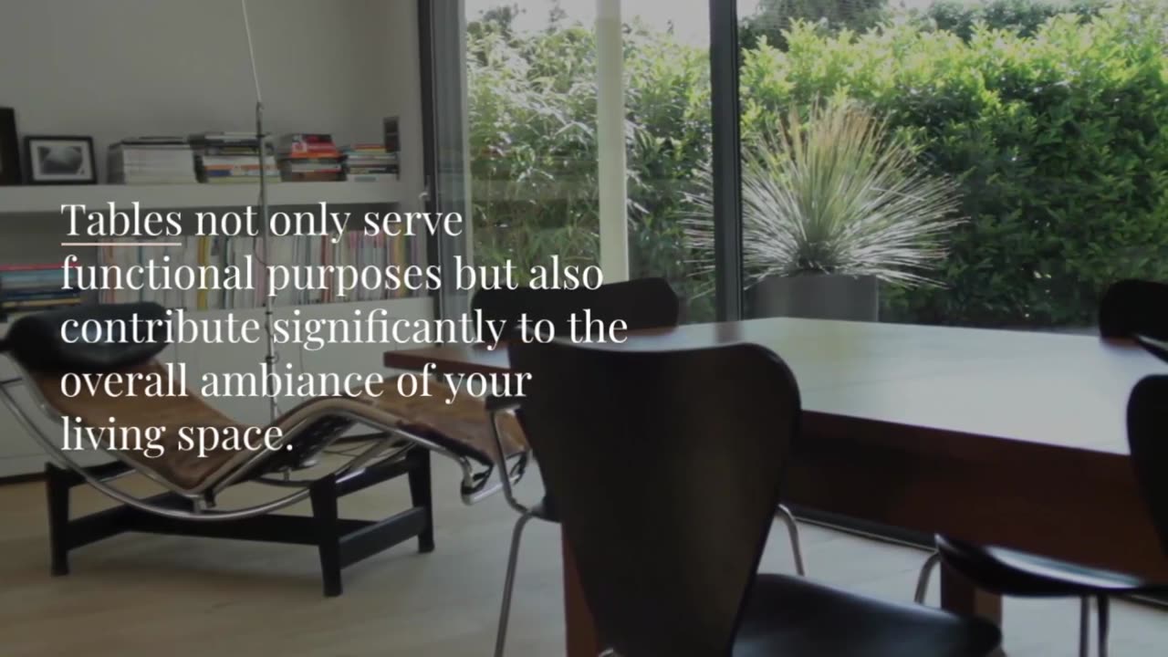 Custom Size Table - enhance the aesthetics of your home décor