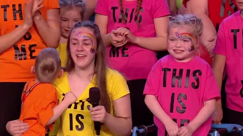 MOST EMOTIONAL Audition EVER_! GOLDEN BUZZER Won By INSPIRATIONAL Choir