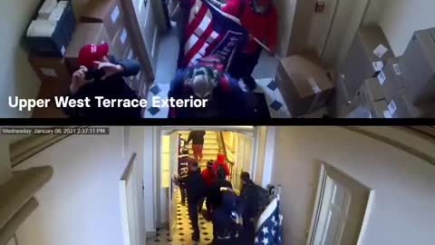 6th capitol footage shows the -insurrectionists- calmly walking in with police assistance