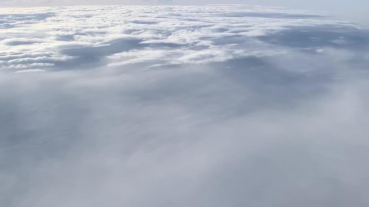 Passing through the clouds