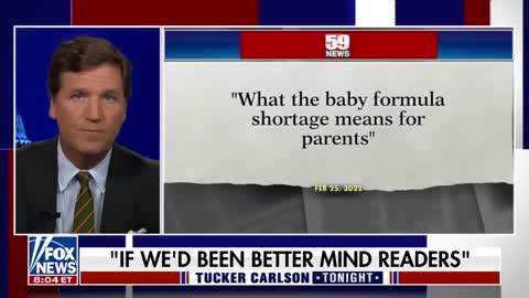 Tucker: They are hoarding baby formula