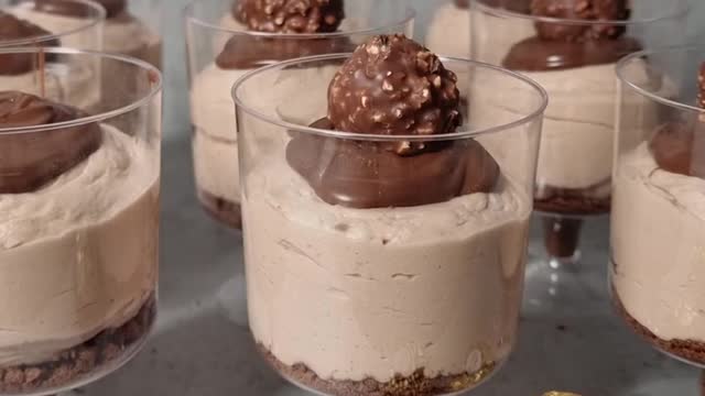 Dessert in 5 Minuten machen! Mit 5 Zutaten unglaublich lecker! Rocher Dessert