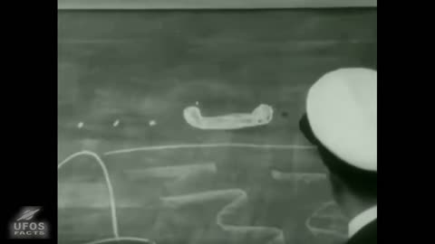 Captain James Howard in 1954 sketches a UFO