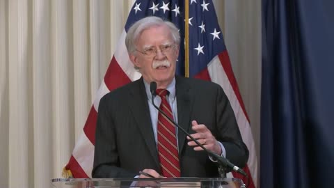 John Bolton is scared. He should be.