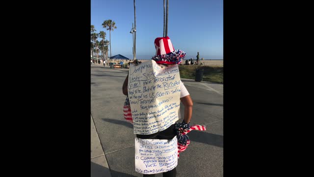 Santa Monica Local, Antonio's Rendition of Pink Floyd's classic song "We don't need no education"