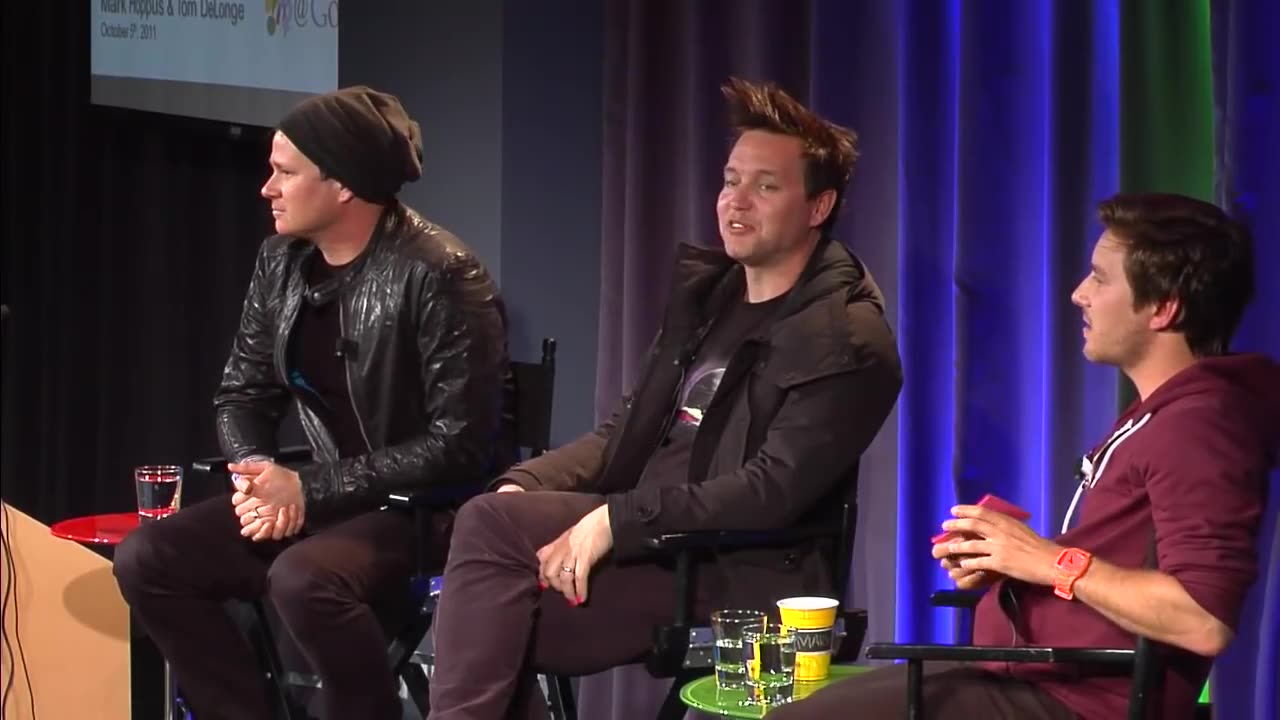 Blink 182 - Mark Hoppus & Tom DeLonge | Talks at Google