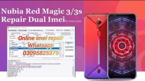 Zte redmagic 5g/5s/3/3s/7s All models imei repair/Null imei fix service available Permanent repair