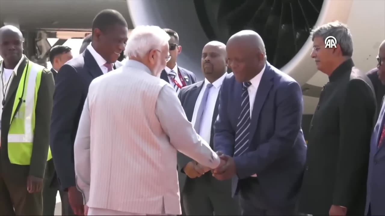 BRICS 2023: Indian Prime Minister Narendra Modi in South Africa