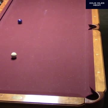 4 RAIL BANK SHOT INTO THE CORNER POCKET!