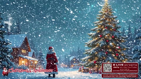 Fall Asleep Fast Christmas Ambience Snowy Scene 51