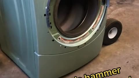 euNot even Thor's hammer could take out this Whirlpool washer!!ino