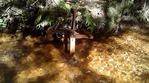 Water wheel on the stream