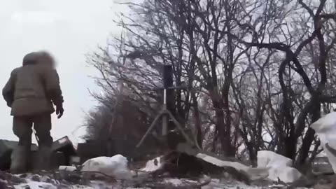Ukrainian Mortar Squad