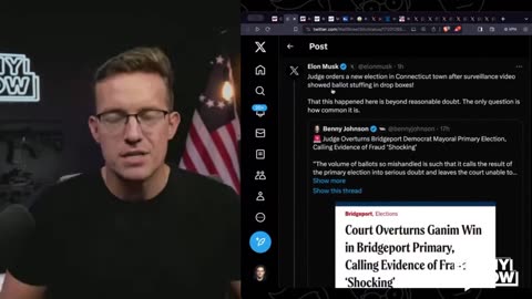 Elon Musk Presenting Evidence Of "VOTER FRAUD"