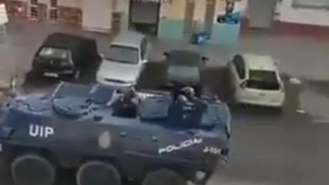 This is Class War: Spanish riot police invades the city of Cadiz like an army