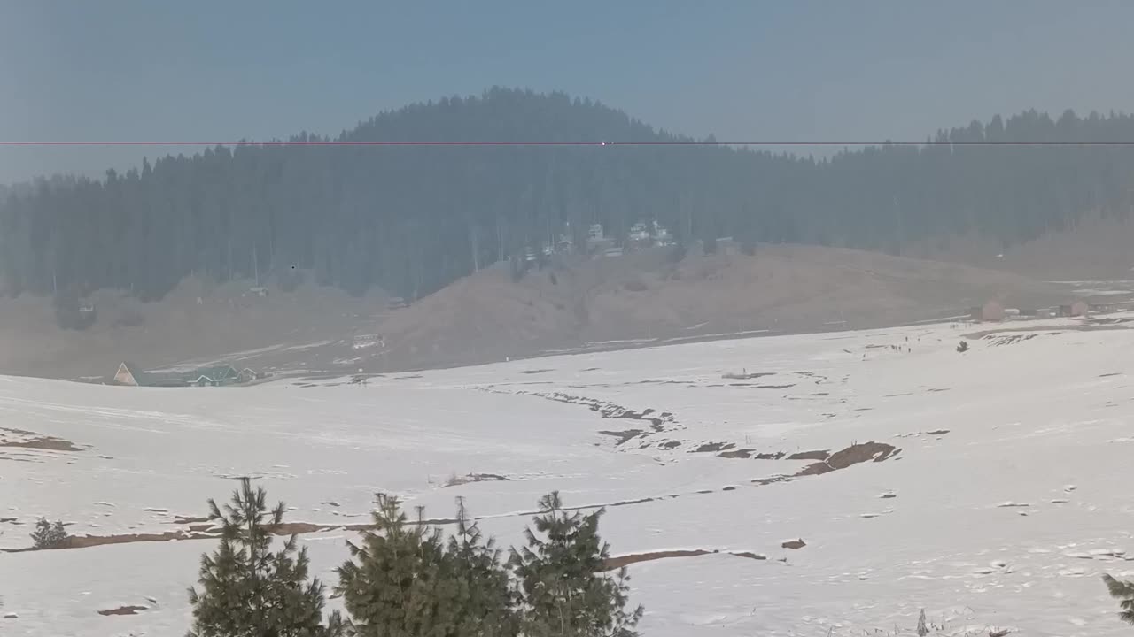 Kashmir gulmarg full of snow must watch'🔥🌪️🏔️❄️☃️