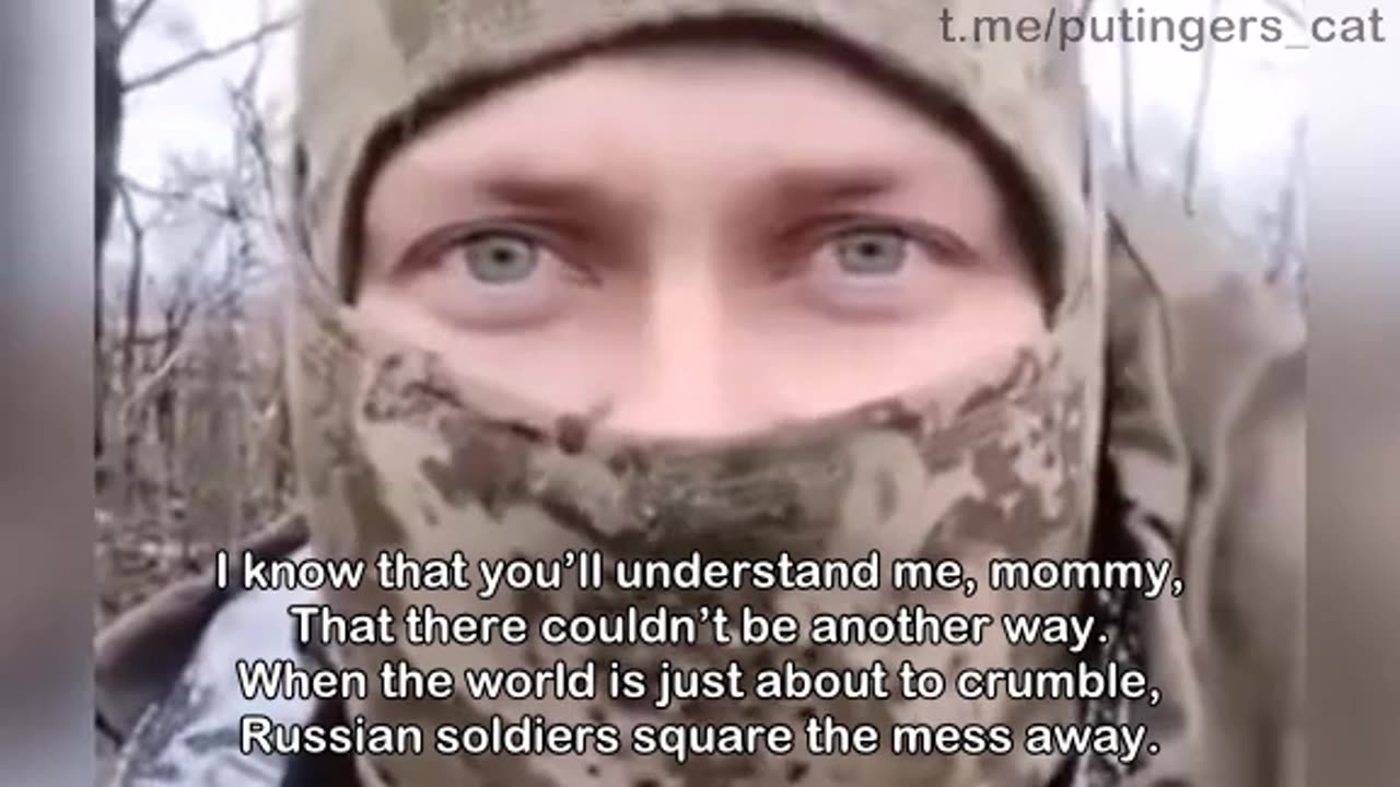 A Russian soldier's poem for his Mother. 💎