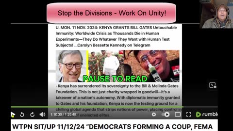 Trump Transition - More Efficient Govt - Stop Dems and Division - 11-13-24