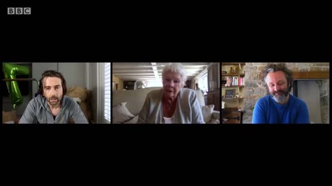Judi Dench puts David Tennant and Michael Sheen in their place | Staged - BBC