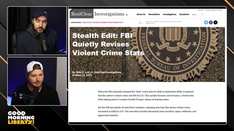 Trust in Media, & FBI Revised Crime Stats Say Crime is UP || EP 1383
