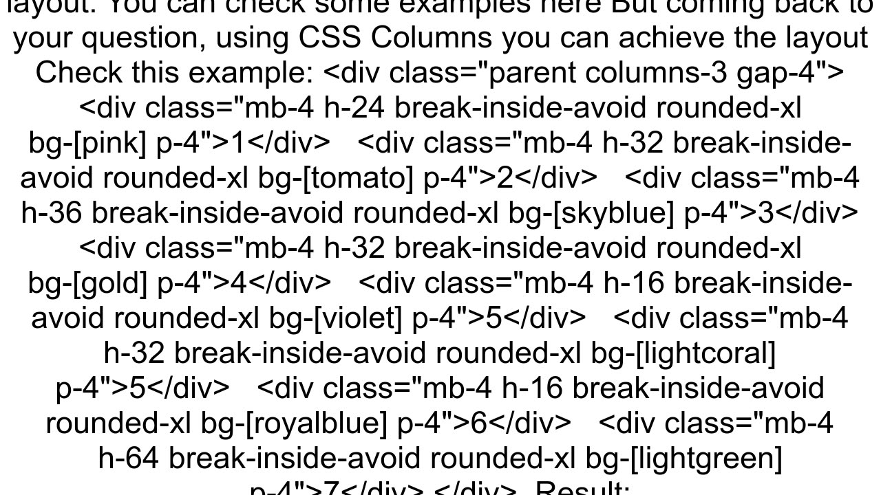 Is it possible to get this grid or flexbox layout in css