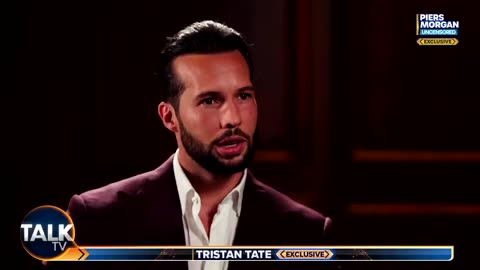 Piers and Tristan Tate heated conversation