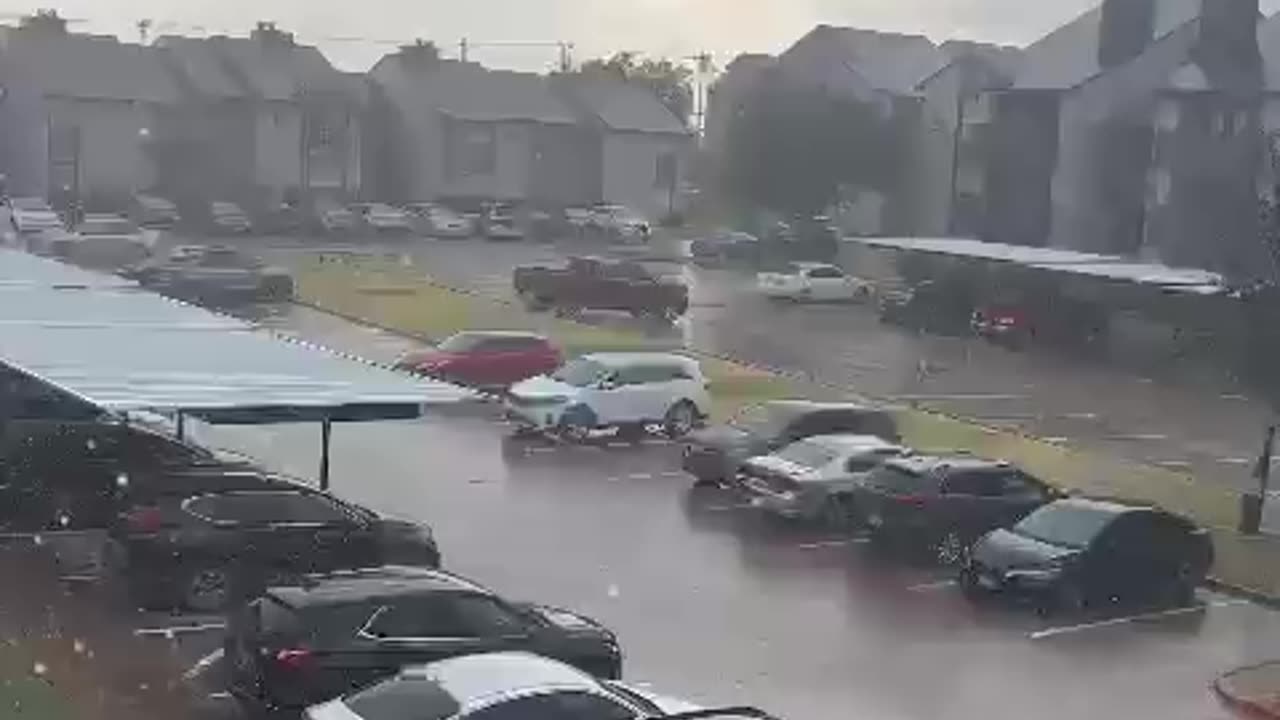 Beautiful rain today in Irving. Texas USA
