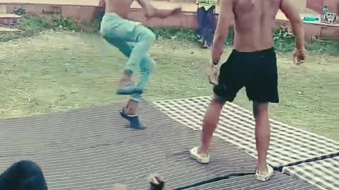 Funny Park wrestling