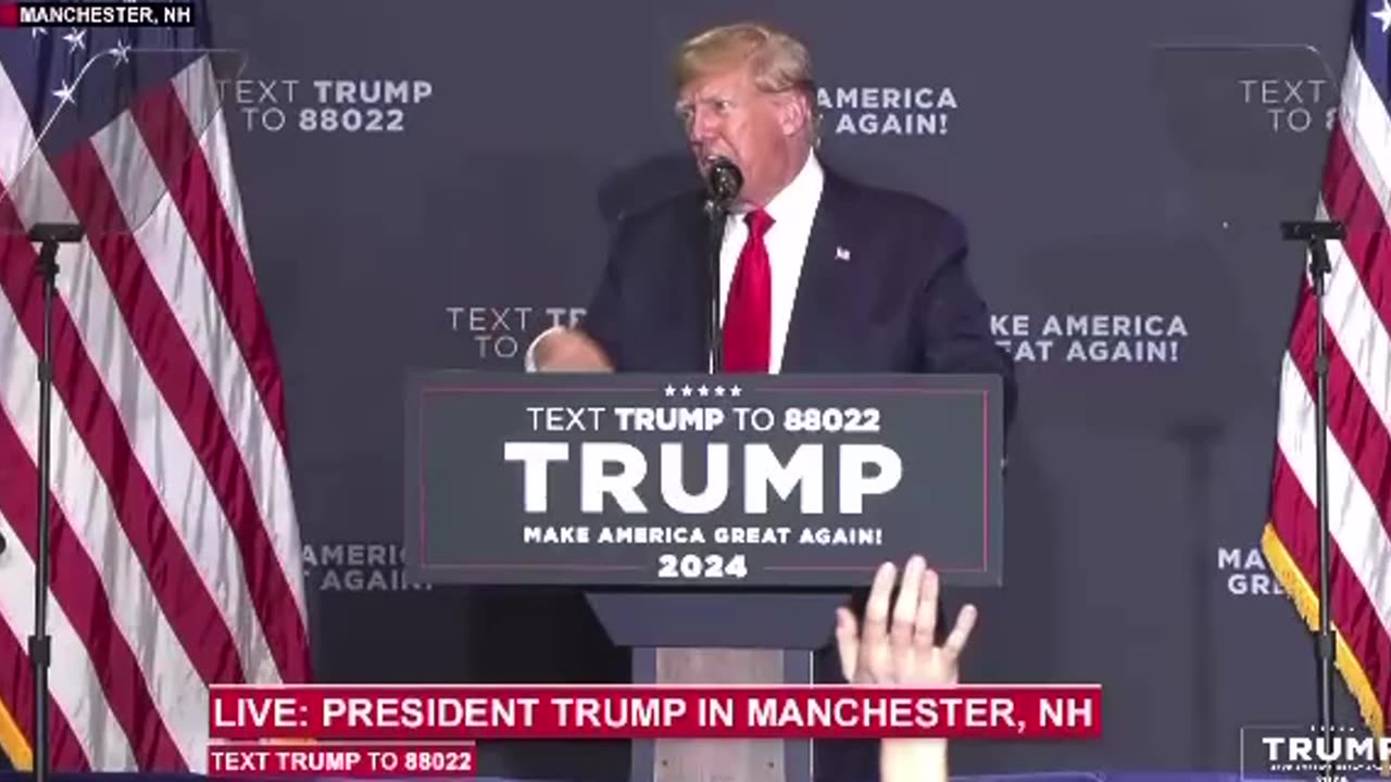 Trump takes questions from the audience - Part 1