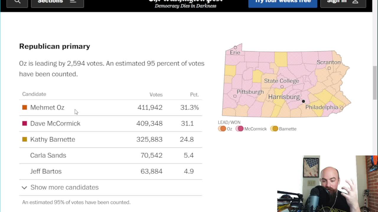 PA Primary: Analysis and a Theory