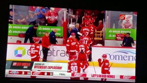 WSH vs DET - Red Wings Win 8-3