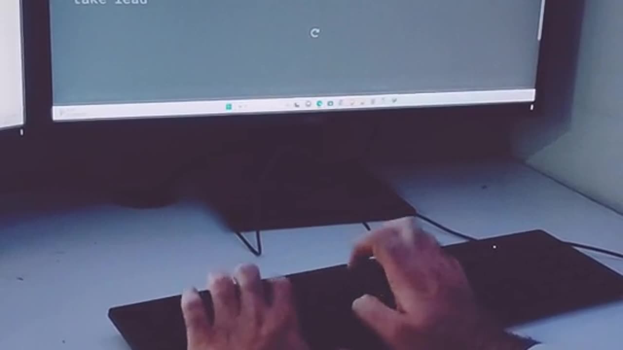 Typing app link in the discretion