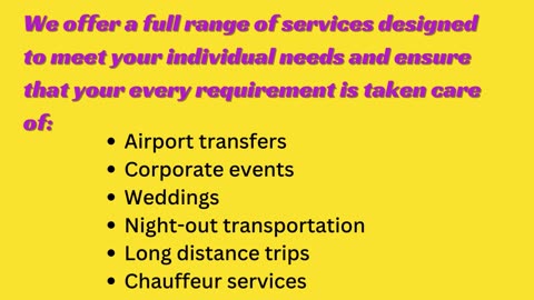 Luxury Car Service San Diego