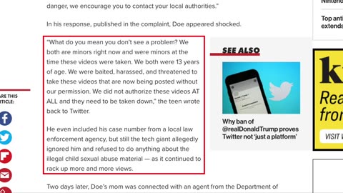 Twitter Sued for Hosting Child Pornography