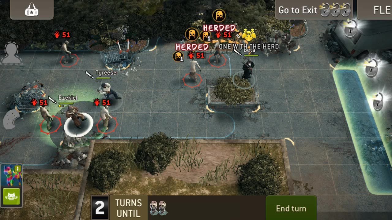 The Walking Dead No Man's Land Dodging The Dead Round 57