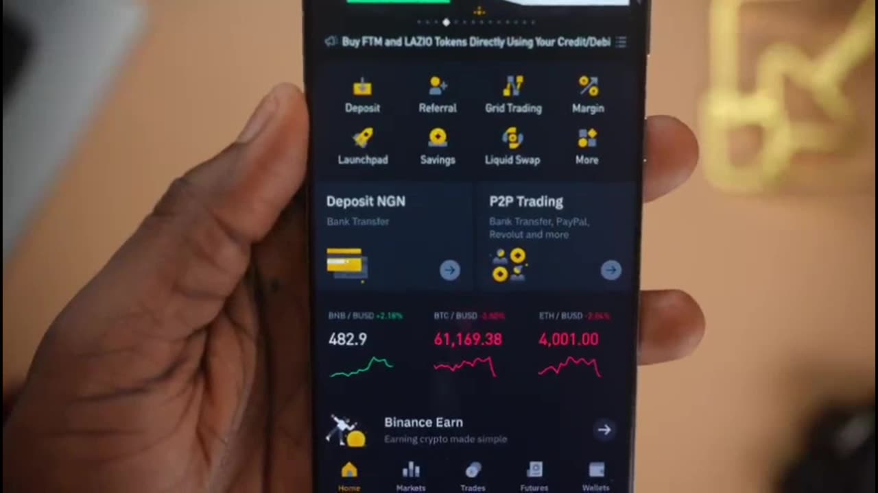 Binance signed a letter of intent to acquire the firm,