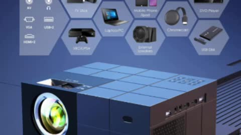 Native 1080P 5G WiFi Bluetooth Projector
