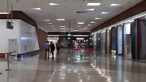Metro station in Qatar