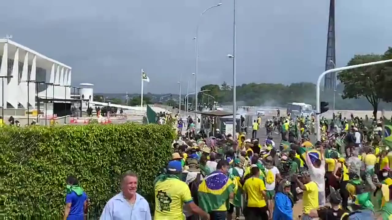 Storming the National Congress in Brazil