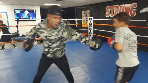 Joey doing pad work 11/9/22