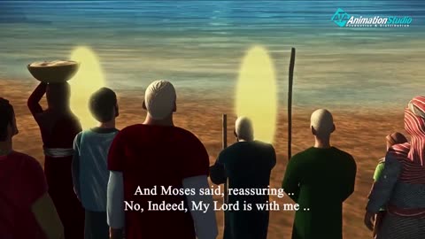 Moses and pharoh animation in Arabic .Islamic stories