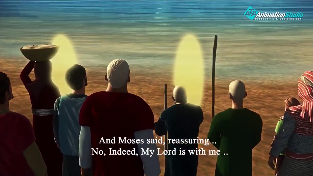 Moses and pharoh animation in Arabic .Islamic stories