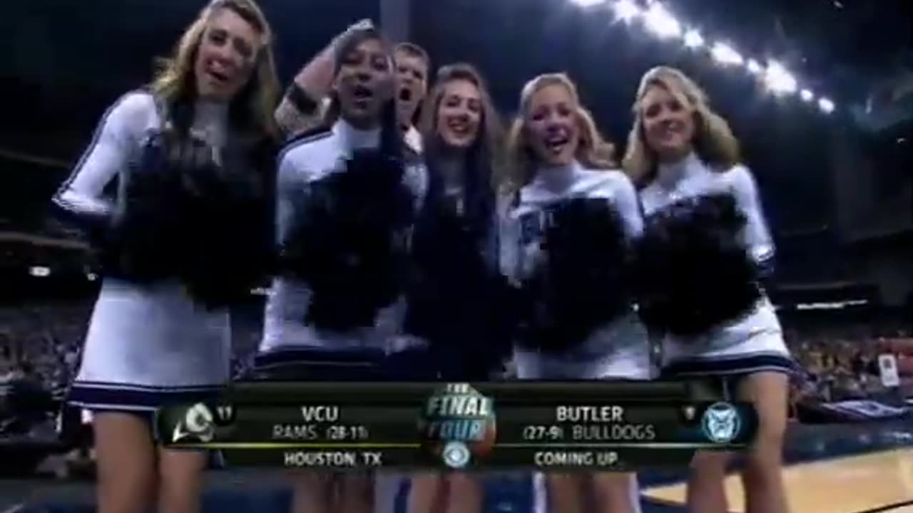 April 2, 2011 - Butler University Cheerleaders Before VCU FInal 4 Game