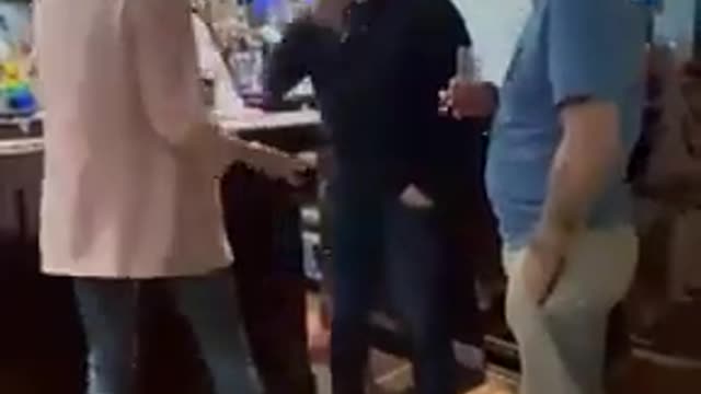 Funny people, a guy goes into a bar and falls down