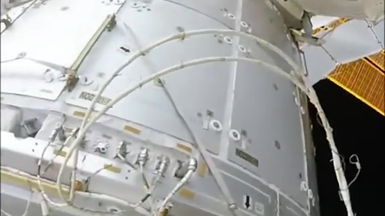 NASA Astronauts space walk