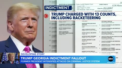 Trump fires back after 4th indictment l GMA