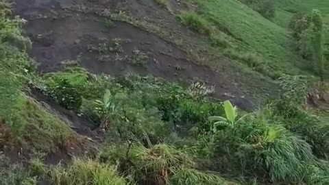 Shocking Live Footage Land Slide😧