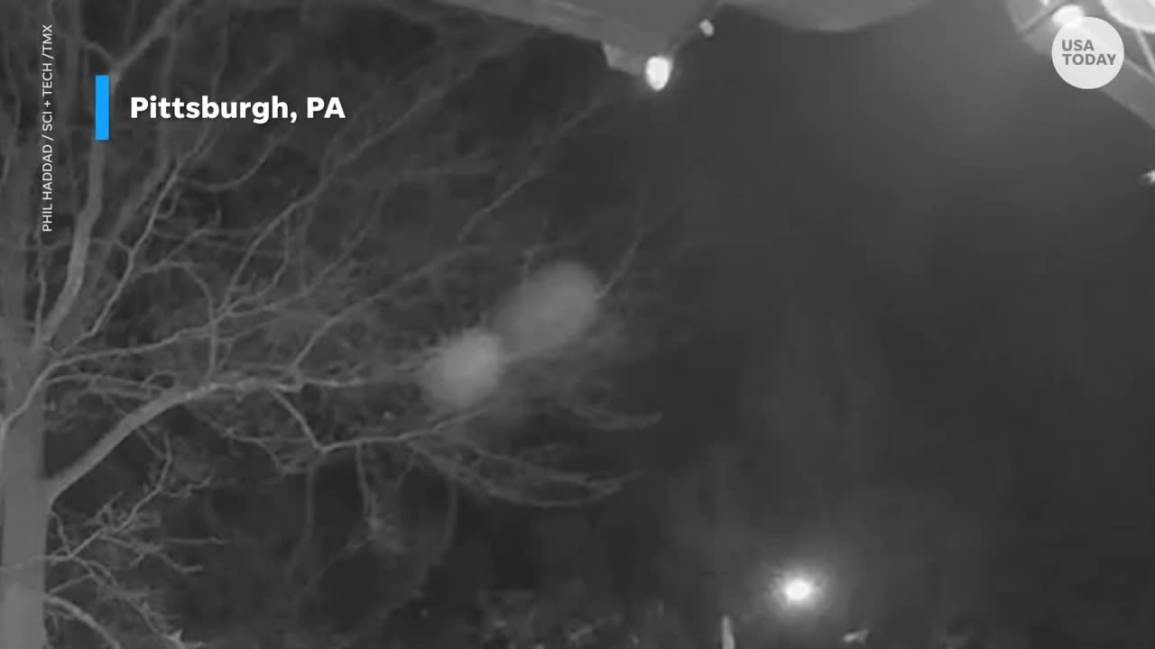 Doorbell cameras capture fiery meteor across US skies | USA TODAY